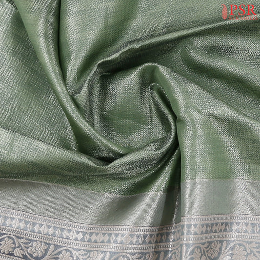 Xanadu Green Kanchipuram Tissue Silk Saree