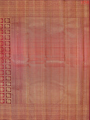 Maroon Kanchipuram Jacquard Silk Saree