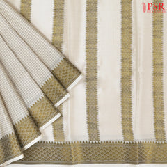 Kerala Beige Mysore Silk Saree