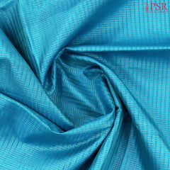 Cerulean Blue Kanchipuram Silk Saree