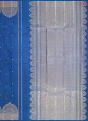 Yale Blue Kanchipuram Silk Saree