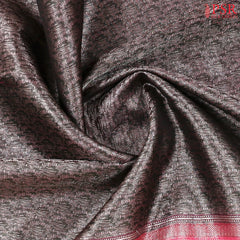 Dark Fossil Grey Kanchipuram Silk Saree