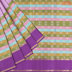 Orchid Pink Kanchipuram Silk Saree
