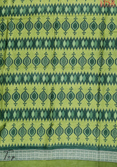 Green Silk Cotton Dress Material