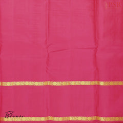 Hot Pink Fancy Kanchipuram Silk Saree