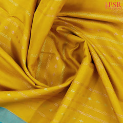 Mustard Yellow Kanchipuram Silk Saree