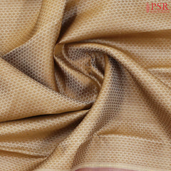 Tan Kanchipuram Silk Saree