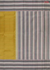 Yellow Kanchipuram Silk Saree