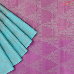 Sky Blue Soft Silk Saree