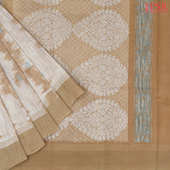Light Beige Kanchi Cotton Saree