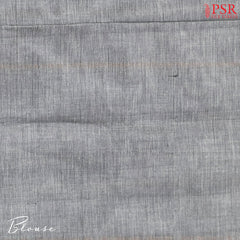 Dark Grey Kalakshetra Kovai Cotton Saree