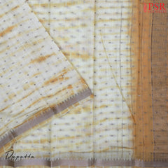 Pulp Yellow Assam Silk Dress Material