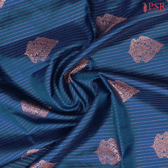 Prussian Blue Soft Silk Saree