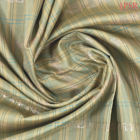 Pastel Olive Soft Silk Saree