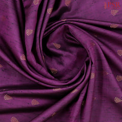 Dark Purple Jute Art Silk Saree