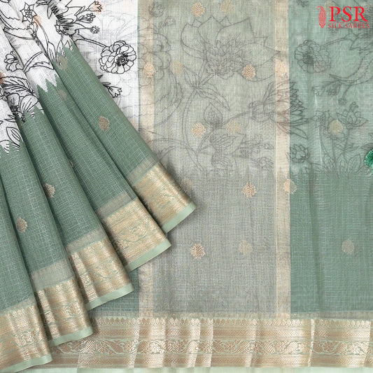 Off White Kota Saree