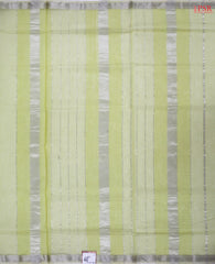 Lemon Grass Yellow Maheshwari Silk Cotton Saree