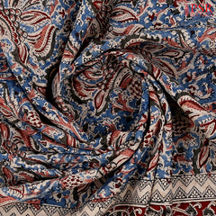 Steel Blue Mangalagiri Cotton Saree