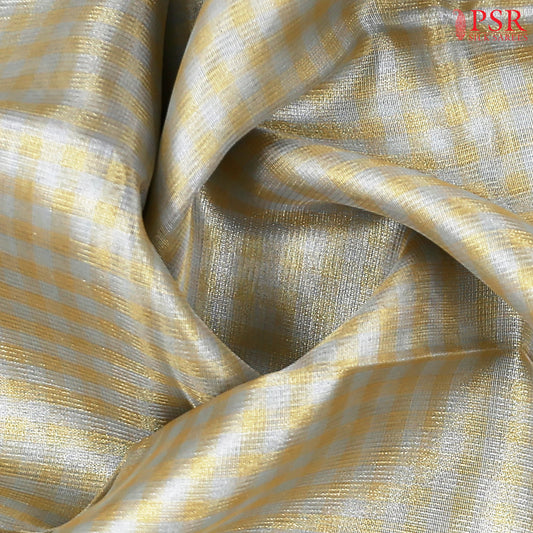 Gold & Mint Tissue Saree