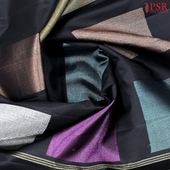 Black Kanchipuram Silk Saree