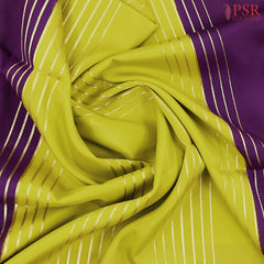 Chartreuse Green Mysore Silk Saree