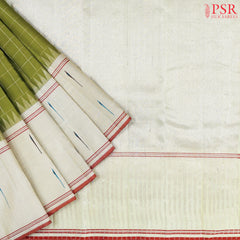 Pear Green Kanchipuram Silk Saree