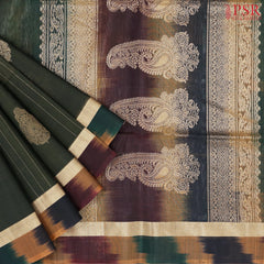 Phthalo Green Silk Cotton Saree