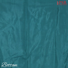 Blue Grey Semi Tissue Dress Material