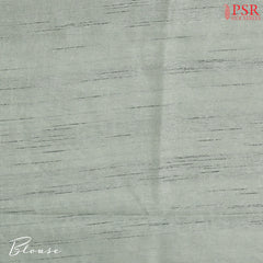 Sage Green Semi Tussar Embroidery Saree