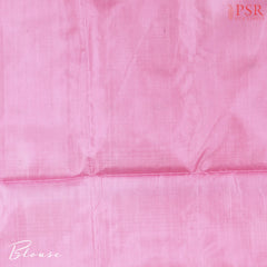 Cerulean Blue Vazhainaar Silk Saree