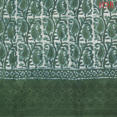 Hunter Green Hacoba Embroidery Running Material