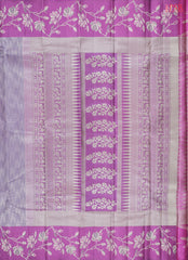 Lavender Kanchipuram Tissue Silk Saree