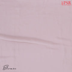 Bubblegum Pink Chiffon Laser Embroidery Saree