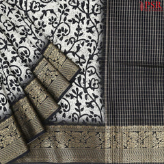 Grey Modal Silk Saree