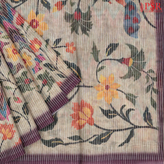 Multicolor Semi Dupion Saree