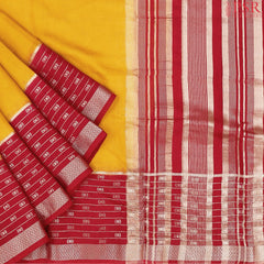 Mustard Yellow Assam Saree