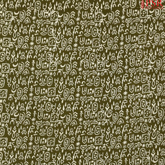 Olive Green Cotton Print Running Material
