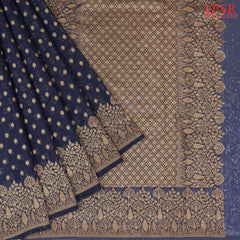 Dark Blue Georgette Saree