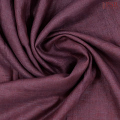 Burgundy Linen Saree
