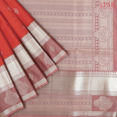 Scarlet Red Soft Art Silk Saree