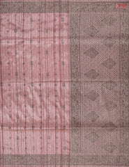 Onion Pink Semi Banaras Saree