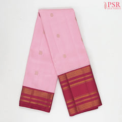 Pastel Pink Kanchipuram Silk Saree