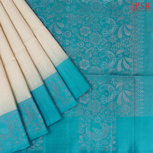 Light Beige Soft Silk Saree
