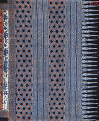 Tricolor Jaipur Cotton Printed Saree