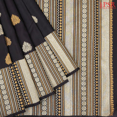 Black Kanchipuram Silk Saree