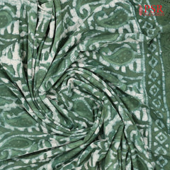 Hunter Green Hacoba Embroidery Running Material