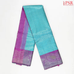 Light Blue Kanchipuram Silk Saree