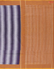 Dark & Light Violet Ikkat Cotton Saree