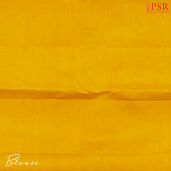 Mustard Yellow Kanchipuram Silk Saree