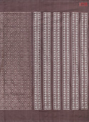 Brown Pochampally Silk Saree